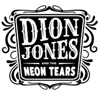 the logo for dion jones and the neon tears