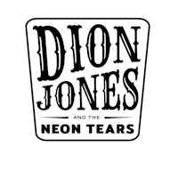 the logo for dion jones and the neon tears